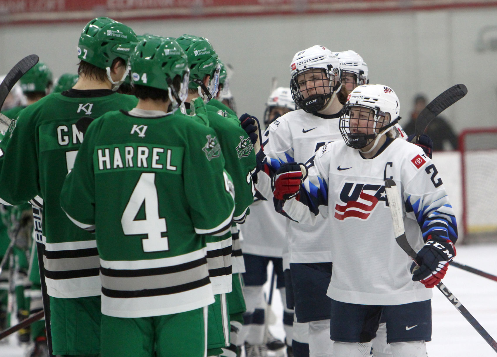 U.S. Women's Olympic National Team vs Chippewa Steel 12-6-21
